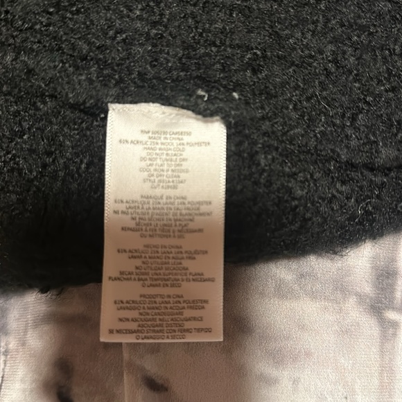 Joie cardigan sweater asymmetric pockets shawl collar large black L $335 - Picture 6 of 8